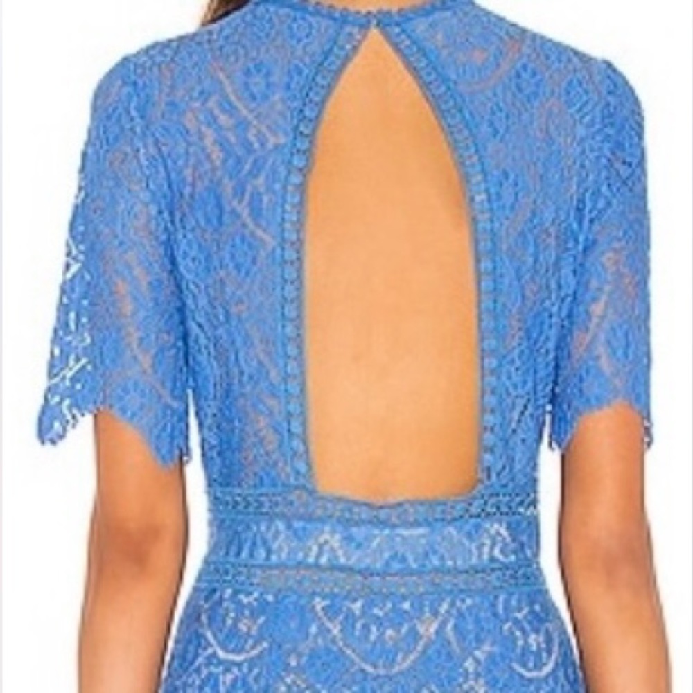 NWT REVOLVE Darian Dress in Blue - Picture 3 of 5
